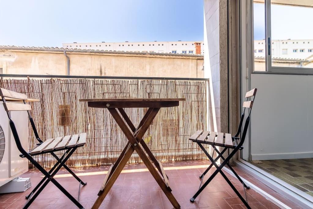 Le Meyrueis, T3, Clim, Terrasse, Centre Ville Montpellier Luaran gambar
